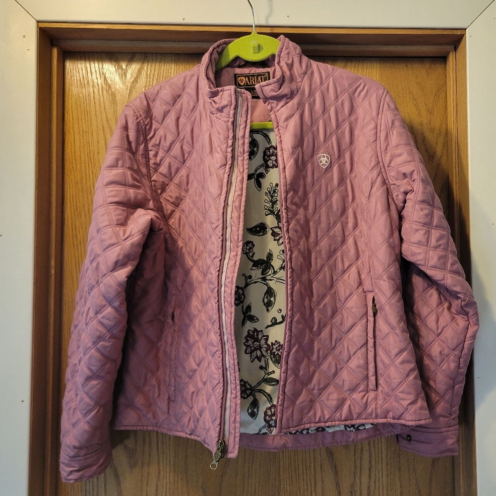 Ariat Soft Pink Lightweight Coat - Picture 2 of 8